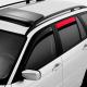 Deflektory (ofuky, plexi) zadn, Nissan X-Trail T31, 5-dve., 2007-